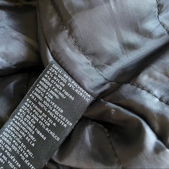 Sold! Plaid Wool Oversized Shirt Jacket Red Buffalo/cream Sherpa - Picture 16 of 16